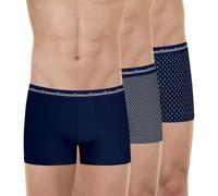 Eminence Business Print Le40 Biancheria Intima Uomo, Navy/Stampa a Spina di Pesce, con Angoli e Cintura Marina, L