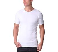 Eminence Canotta manica corta da uomo 100% cotone 4/L Bianco