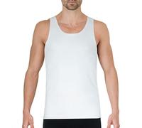 Eminence - Canotta spalla larga da uomo in 100% cotone, 4/L, BIANCO