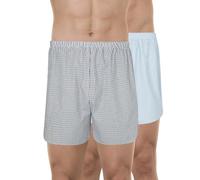 Eminence Chaine et Trame Lv82 Biancheria Intima Uomo, Piastrelle Bordeaux/Cielo, M