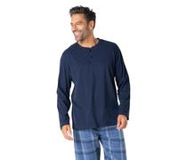 Eminence Flanelle Lp17 Set di Pigiama, Blu Navy/Beige/Blu, XL Uomo
