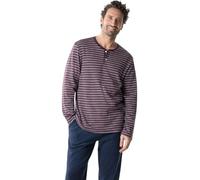 Eminence Interlock Set di Pigiama, Top Marina e Bianco/Basso Bordeaux, S Uomo