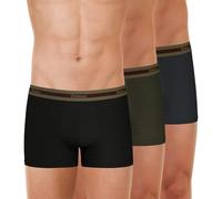 Eminence - Set di 3 Boxer da Uomo in Cotone Biologico, Nero, XXL