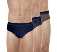 Eminence Studio Lv41 Biancheria Intima Uomo, Marina/Imp Geometrico/Kaki - Cintura Marina, L