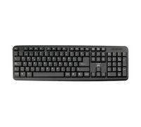 Ewent Tastiera EW3109 PS/2 USB, colore: Nero