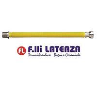 EMIPIU' TUBO GIUNTO FLESSIBILE ESTENSIBILE 3/4" DN 20 L. 120 x 210 mm ACCIAIO INOX PER GAS RISCALDAMENTO Tubo Gas a Norma UNI 11353:2010 - MADE IN ITALY ?