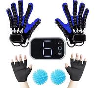 Emiplegia Guanti Robot Per Riabilitazione Fisioterapia Attrezzi Riabilitazione Per Pazienti Con Ictus Artrite Emiplegia Guanti Da Massaggio(Right,Large)