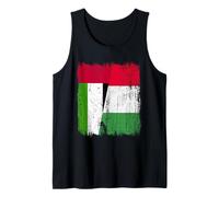 Emirati Arabi Uniti Italia Mezza Bandiera Orgoglio Emirati Arabi Uniti Orgoglio italiano Canotta