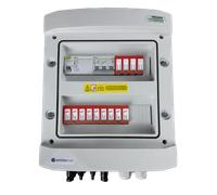 EMITER EM-1290_DCAC Quadro DCAC, IP65, SPD DC Dehn 1000V tipo 2, 2 x catena PV, 2 x MPPT, SPD AC Dehn tipo 2, 50A 3-F