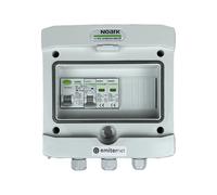 EMITER EM-264N_AC Rozdzielnica AC, IP65, SPD AC Noark tipo 2, interruttore automatico 16A 1-F, RCD tipo A 40A/300mA