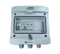 EMITER EM-265N_AC Quadro AC, IP65, SPD AC Noark tipo 2, interruttore automatico 20A 1-F, RCD tipo A 40A/300mA