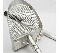 Emiter Setaccio Pala forata mare Acciaio Inox Sand Scoop S200X manico compreso