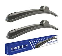 EMITHSUN OEM QUALITY 28" + 14" Premium All-Seasons Stabile And Quiet Windshield Wiper Blades(Set di 2)