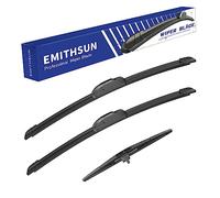 EMITHSUN® Windshield Wiper Blades Replacement for Honda Pilot 2009-2015,That Meet OEM Quality Front Rear Wipers Blade Set for My Car -22"+21"+14"(Set of 3)