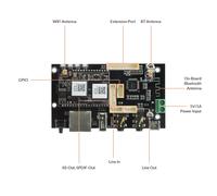 EMIUZEK D50 Scheda ricevitore audio wireless Modulo musicale stereo Bluetooth Multiroom Ricevitore audio WiFi fai-da-te per Home Theater