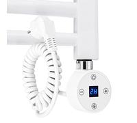 EMKE Barra riscaldante 600 W per termosifoni da Bagno, Cartuccia riscaldante in Acciaio Inox per scaldasalviette, radiatore Elettrico, Barra riscaldante con termostato e regolatore di Temperatura,