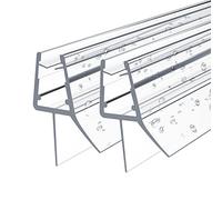EMKE Guarnizione di ricambio per deflettore doccia, protezione contro le cadute del bagno, 4-6 mm, vetro 1000 mm, 2 pezzi