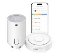 EMKE Kit di avviamento intelligente per termosifone, termostato intelligente con funzione app, compatibile con Alexa & Google Assistant, termostato con Tuya Zigbee Gateway, M30 x 1,5 mm