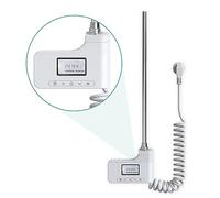 EMKE Riscaldatore da bagno, 1200 W, con termostato e display digitale, barra riscaldante per termosifoni da bagno, elementi riscaldanti in acciaio inox, scaldasalviette, bianco