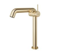 EMKE Rubinetto da bagno oro champagne, miscelatore monocomando in ottone, cartuccia ceramica, 332 x 220 x 76 mm, rubinetto da bagno facile installazione, risparmio idrico, rubinetto per lavabo.