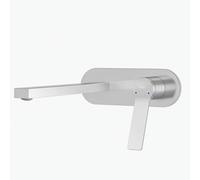 EMKE Rubinetto per lavabo da bagno modulare - ottone cromato, cartuccia ceramica, aeratore e risparmio idrico, 288x210x70 mm, installazione semplice, design moderno