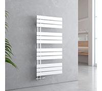 EMKE Scaldasalviette da bagno, 1041 x 500 mm, scaldasalviette piatto, scaldasalviette, scaldasalviette, scaldasalviette, scaldasalviette da bagno bianco 529 W