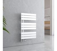 EMKE Scaldasalviette da bagno, 762 x 500 mm, scaldasalviette, porta asciugamani, scaldasalviette, scaldasalviette, scaldasalviette da bagno, riscaldamento bianco 397 W