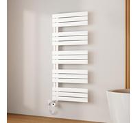 EMKE Scaldasalviette Elettrico 132x60 cm Bianco,800 W