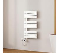 EMKE Scaldasalviette Elettrico 76x40 cm Bianco,400 W