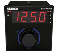 Emko ESD-9950-N.2.20.0.1/02.00/0.0.0.0 Termostato Pt100, S, R, K, J (L x L x A)