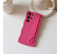 Emlivi Compatibile con Samsung Galaxy S21FE Custodia Curly Wave Frame Custodia con supporto per bracciale, supporto a forma di onde, in silicone TPU Bumper Cover per uomo e ragazza, custodia antiurto