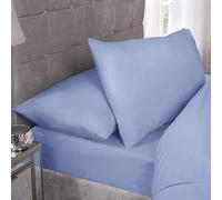 Emma Barclay Coppia di federe in percalle a 180 fili, colore: blu