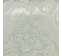 Emma Barclay Damasco Rose - Tovaglia jacquard in bianco, 60 x 84 (152 x 213 cm) ovale