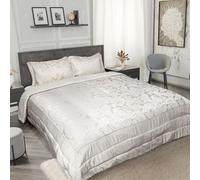 Emma Barclay Duchess Copriletto Crema, 100% Poliestere, Misura Matrimoniale/King Size