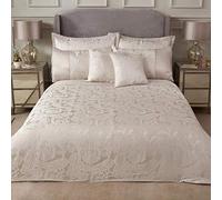 Emma Barclay Duchessa - Set Copripiumino Jacquard Decorato in Crema - Super King