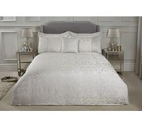 Emma Barclay Eden - Set copripiumino jacquard impreziosito in crema - singolo