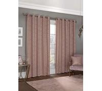 Emma Barclay Hartford - Tende oscuranti termiche con occhielli, 116 x 183 cm, colore: rosa cipria