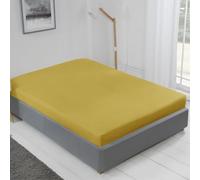 Emma Barclay Lyla - Lenzuolo con angoli, per letto matrimoniale, colore: ocra