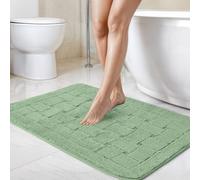 Emma Barclay Orkney - Tappetino da bagno Crosshatch (45 x 75 cm) (verde salvia)