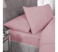 Emma Barclay Percale FTD. Lenzuolo Matrimoniale Rosa, 50%, Cotone Poliestere