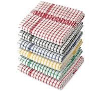 Emma Barclay Superdry - Strofinacci in spugna, motivo a quadri, 45 x 65 cm, confezione da 6