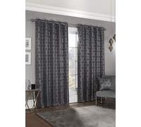 Emma Barclay Tende con Occhielli, Poliestere, Carbone, Width 90 x Drop 72" (228 x 183cm)