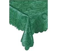 Emma Barclay Tovaglia damascata Rosa 152 x 213 cm, Bosco, Poliestere, Verde Foresta, 60x84 (152x213cm)