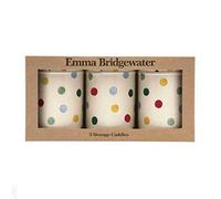 Emma Bridgewater Set di 3 contenitori a pois floreale, 10,6 x 15 cm