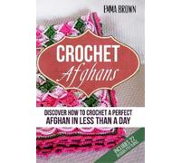 Emma Brown Crochet Afghans (Tascabile) Crochet Afghans Patterns in Black&white