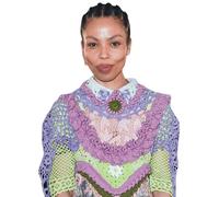 Emma Dabiri (Crochet) Half Body Buddy Cutout