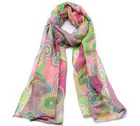 Emma & Giovanni - Sciarpa con Disegno180cm x 80cm - Donna (6-Fuschia)