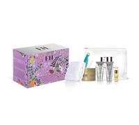 Emma Hardie The Brilliance Edit - Set regalo con quattro lussuose prelibatezze per la cura della pelle e un panno per la pulizia, confezionato in una pratica borsa cosmetica