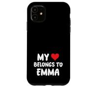 Emma - Il mio cuore appartiene a Emma - Amore Custodia per iPhone 11