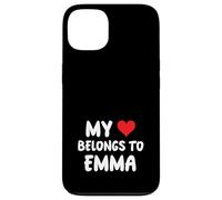 Emma - Il mio cuore appartiene a Emma - Amore Custodia per iPhone 13